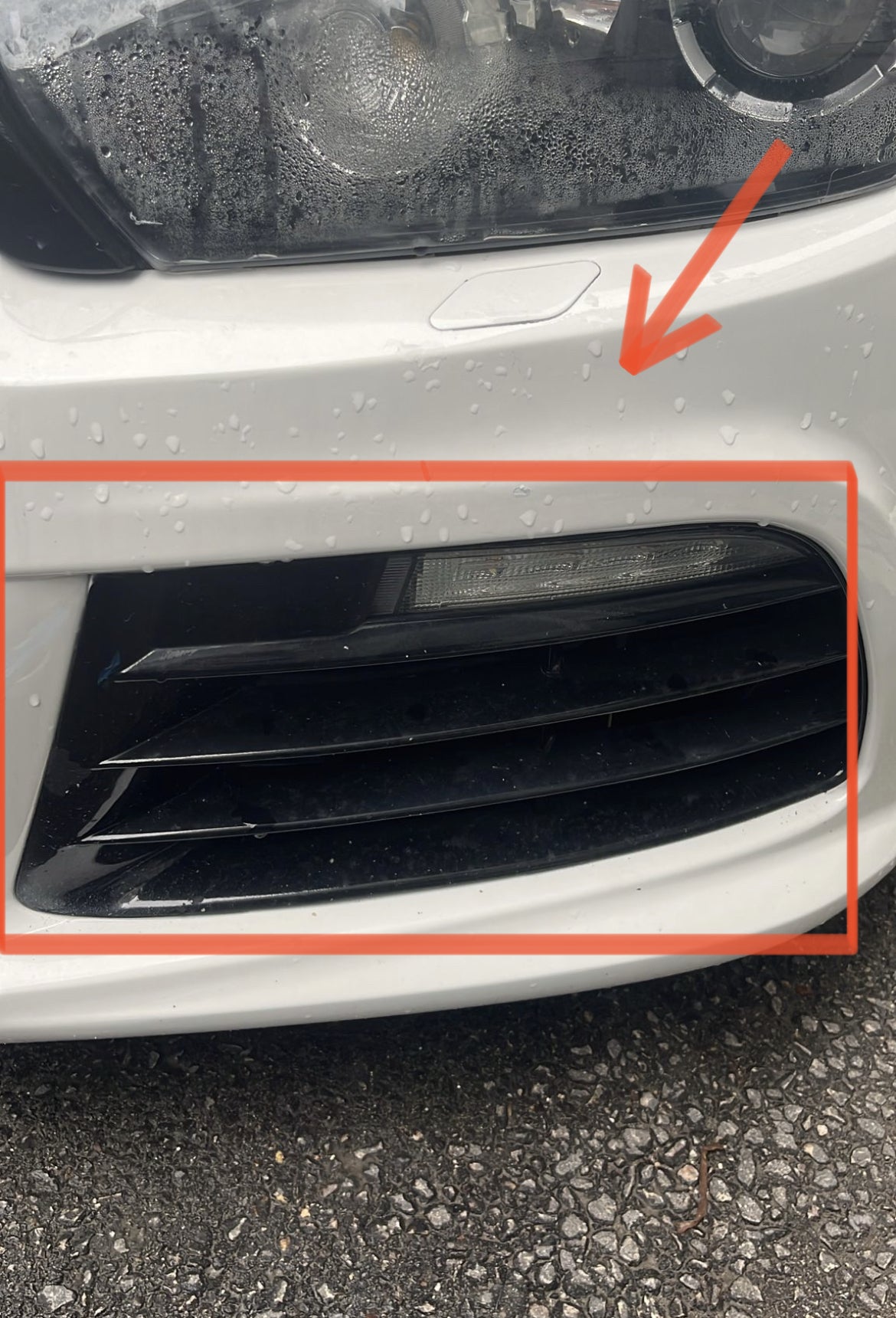 Volkswagen Scirocco R Uyumlu Tampon Sis Farı Çerçevesi