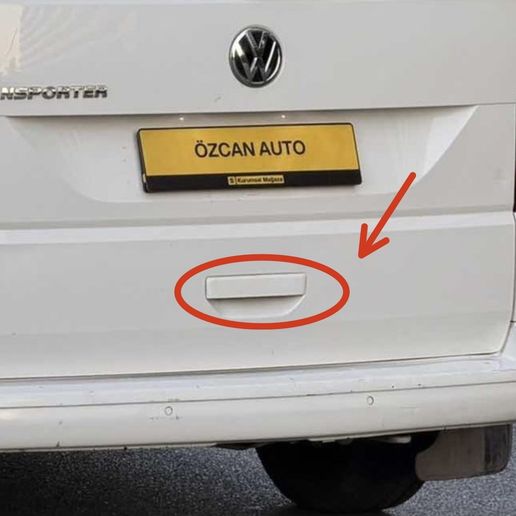 Volkswagen Transporter T6 Uyumlu Arka Bagaj Süsü