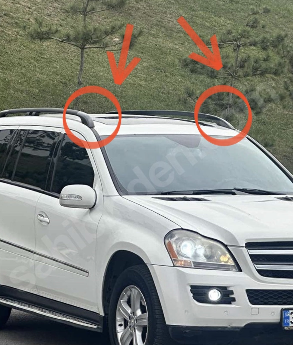 Mercedes GL320 Tavan Uyumlu Çıtası Kapağı