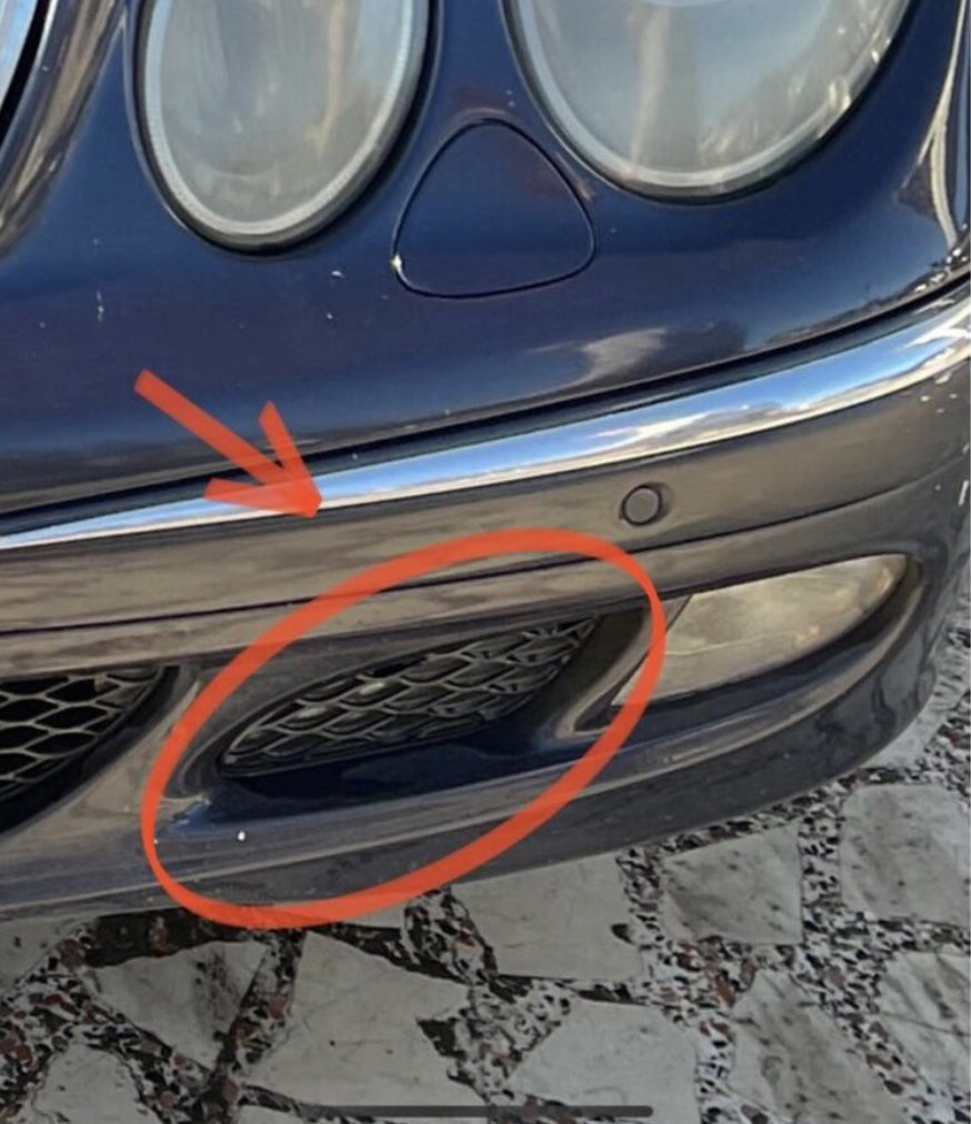 Mercedes W211 Uyumlu Sis Farı Çerçevesi Yan Kapağı
