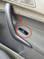 Ford Fiesta Uyumlu Cam Düğme Çerçevesi