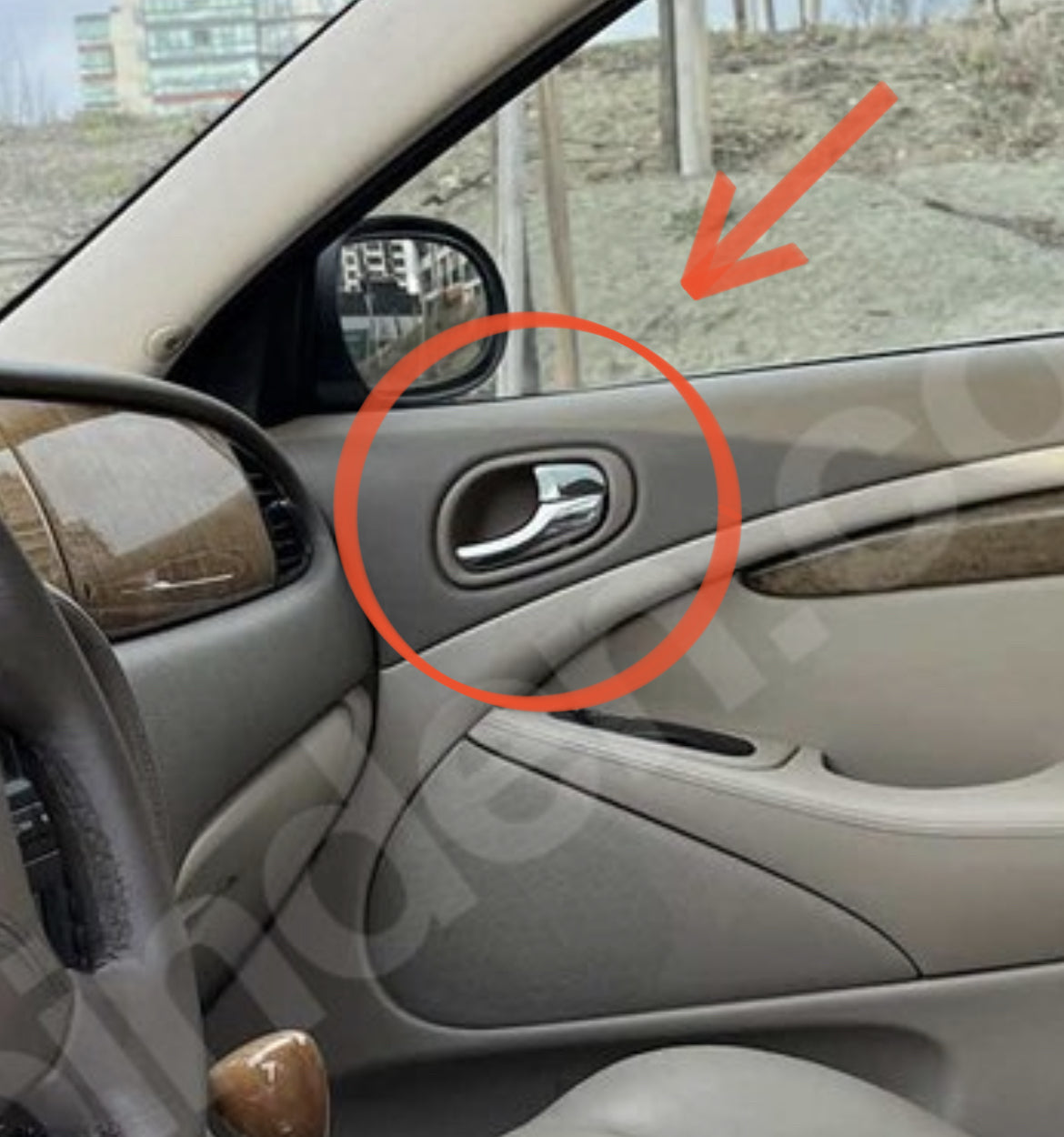 Jaguar S-Type Uyumlu Kapı Kolu Çerçevesi