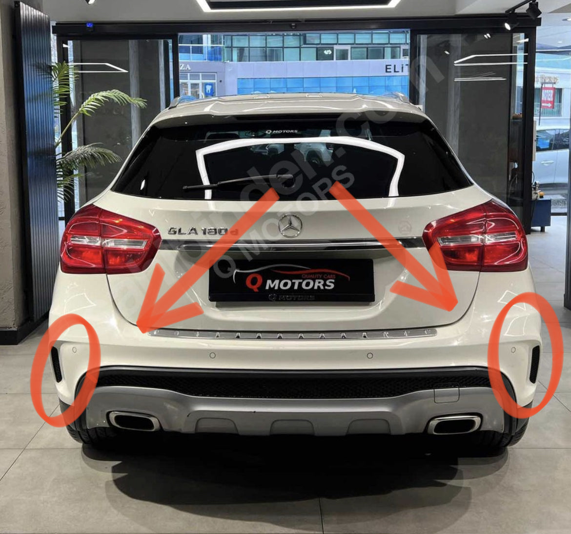 Mercedes Gla 180 Uyumlu Arka Tampon Kapağı