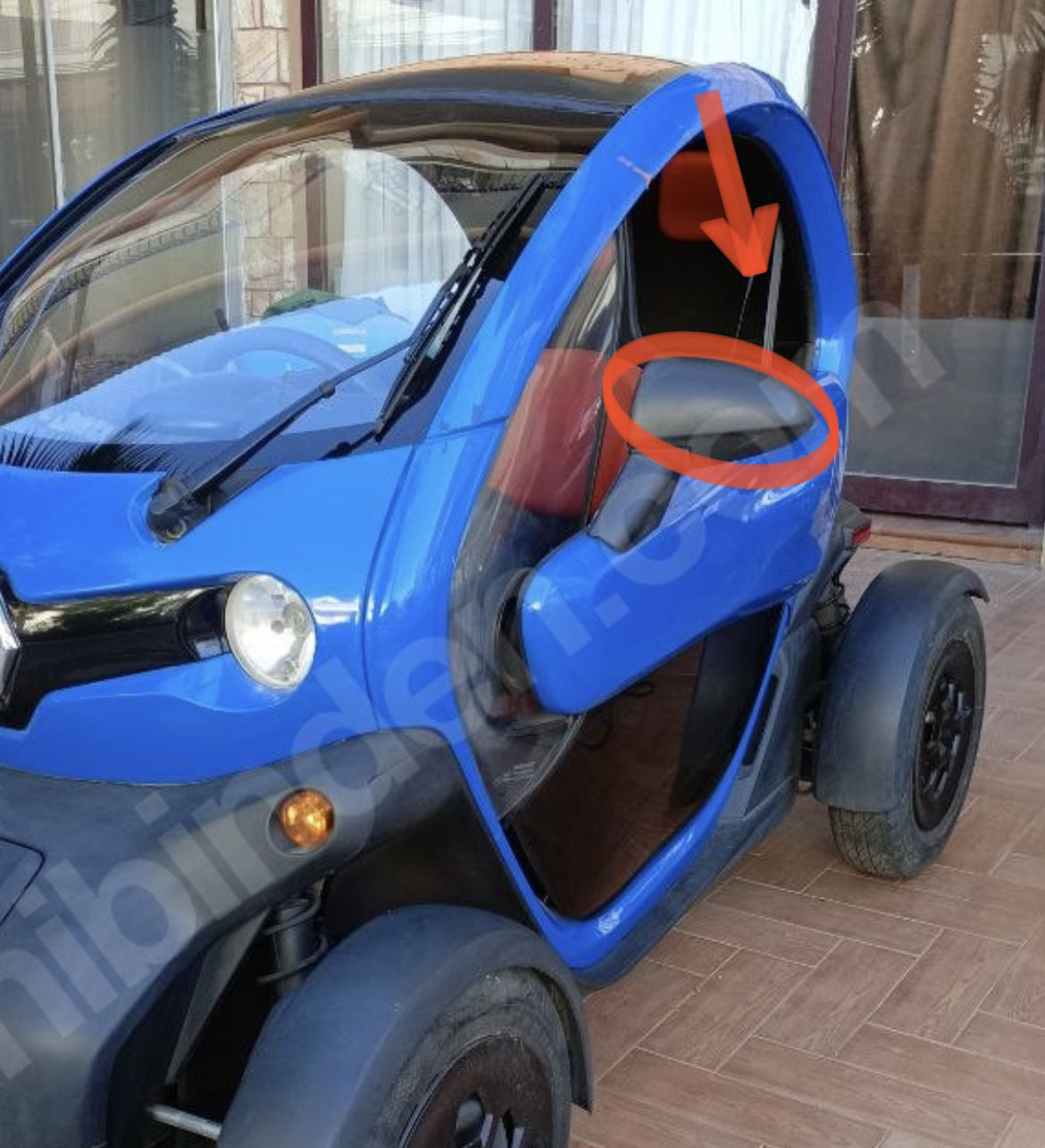 Renault Twizy Uyumlu Ayna Kapağı