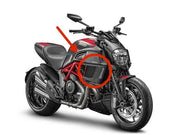 Ducati Diavel Radyatör Yan Kapağı