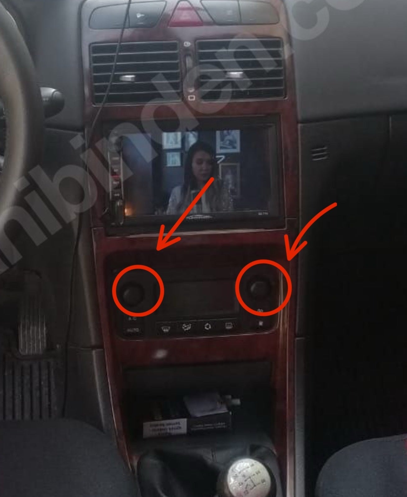 Peugeot 307 Dijital Klima Ayar Uyumlu Düğmesi