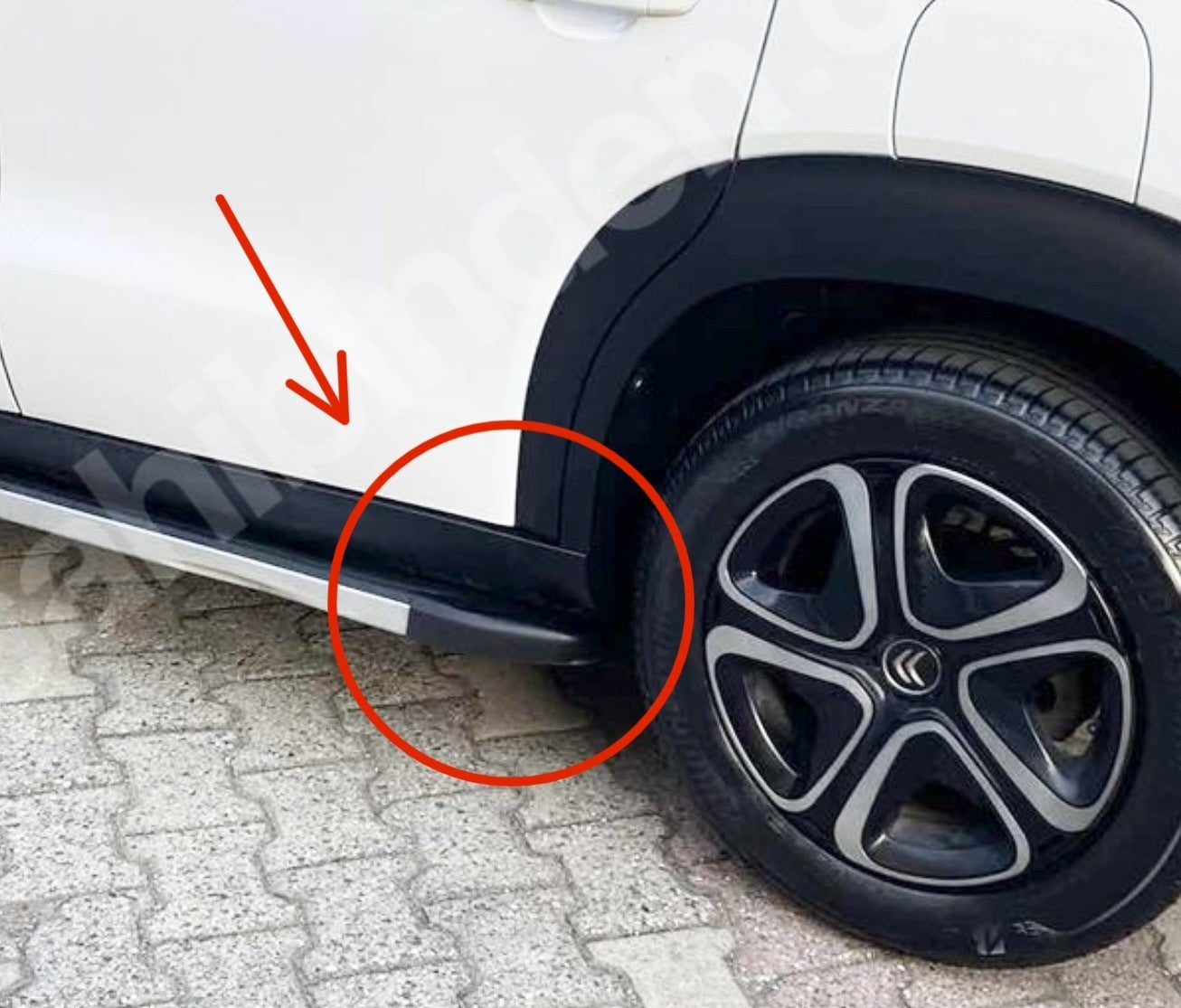 Citroen C3 Aircross Yan Basamak Uyumlu Kapağı
