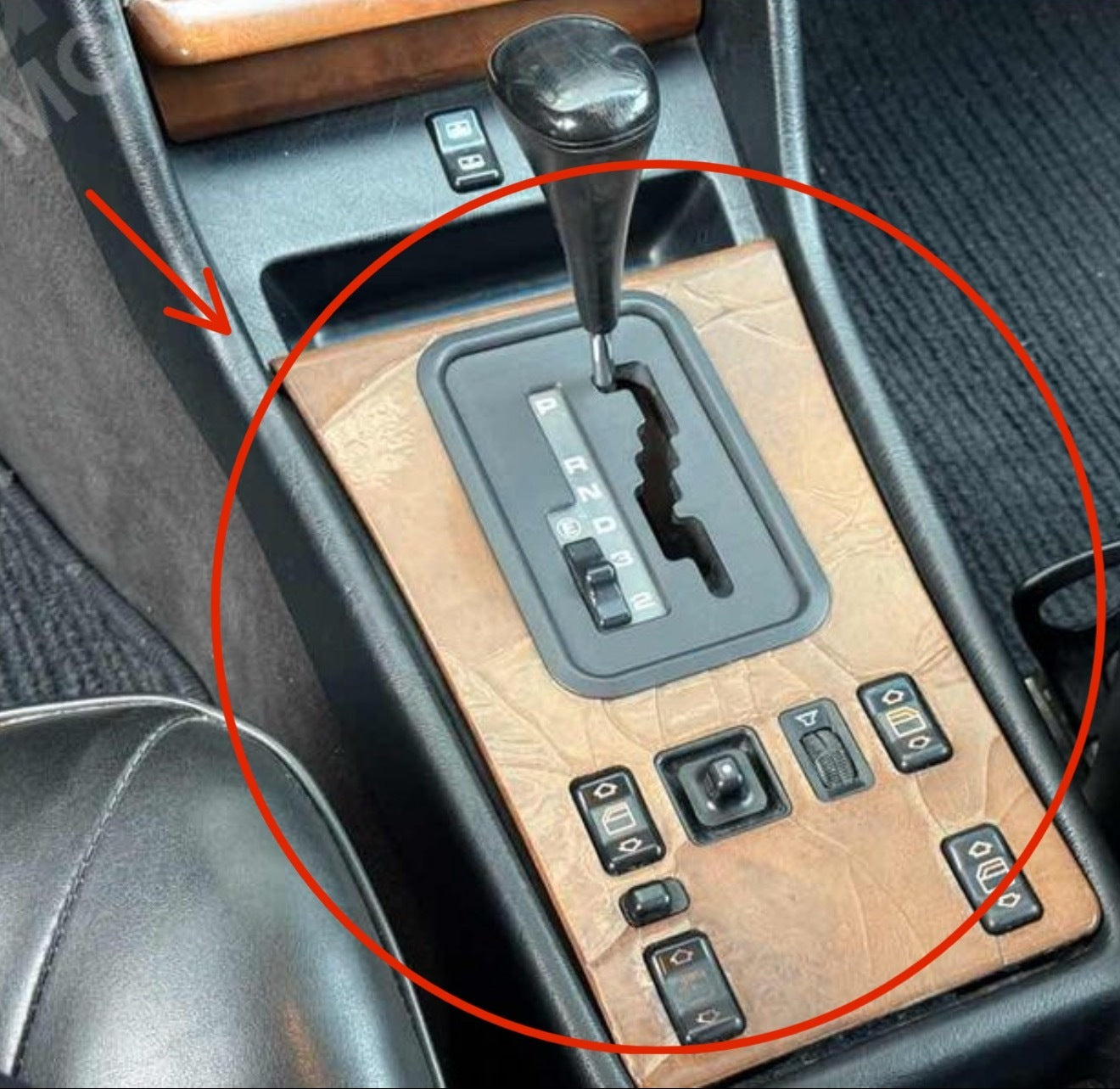 Mercedes W126 Otomatik Vites Uyumlu Çerçevesi