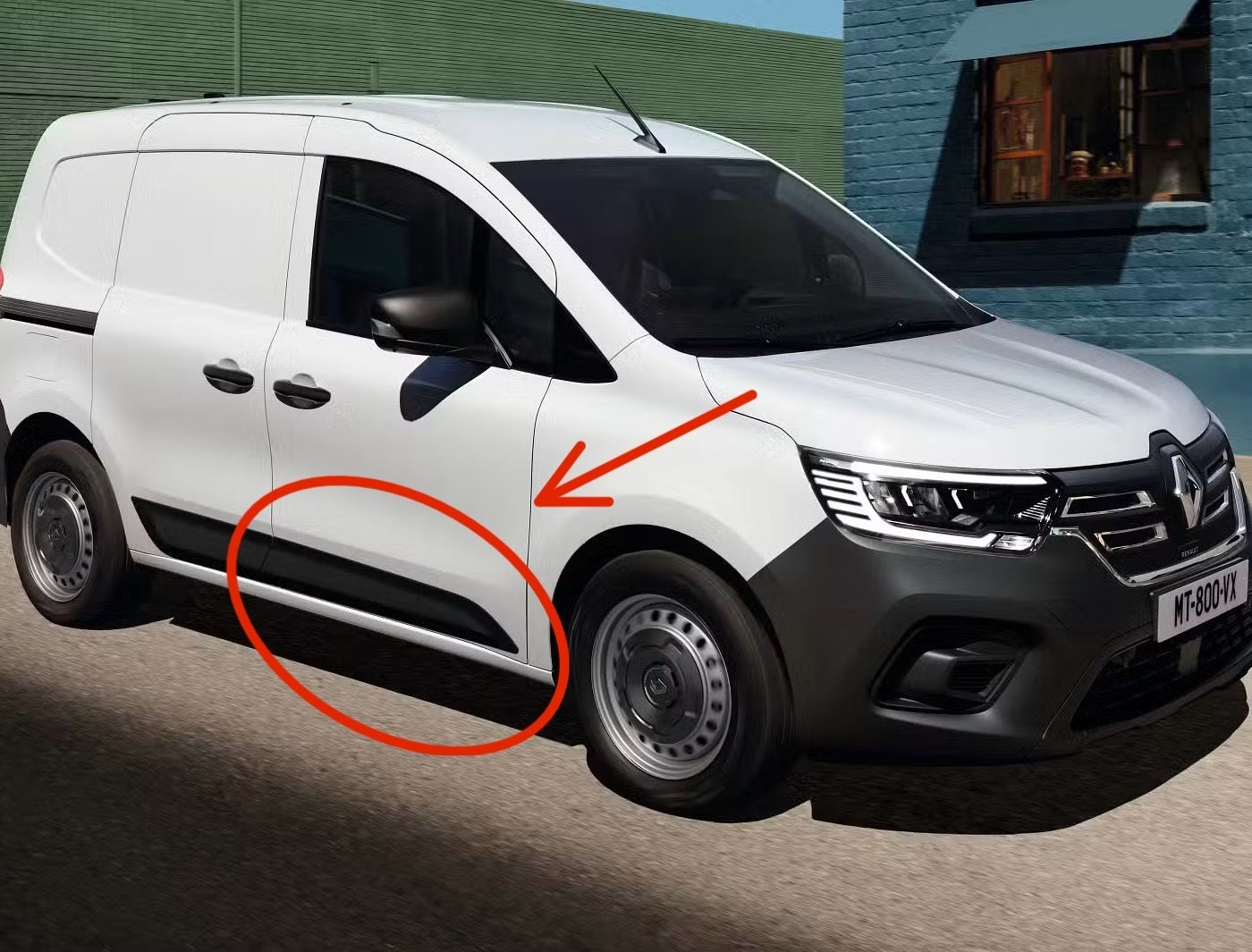 Renault Kangoo MK5 Uyumlu Ön Kapı Çıtaları