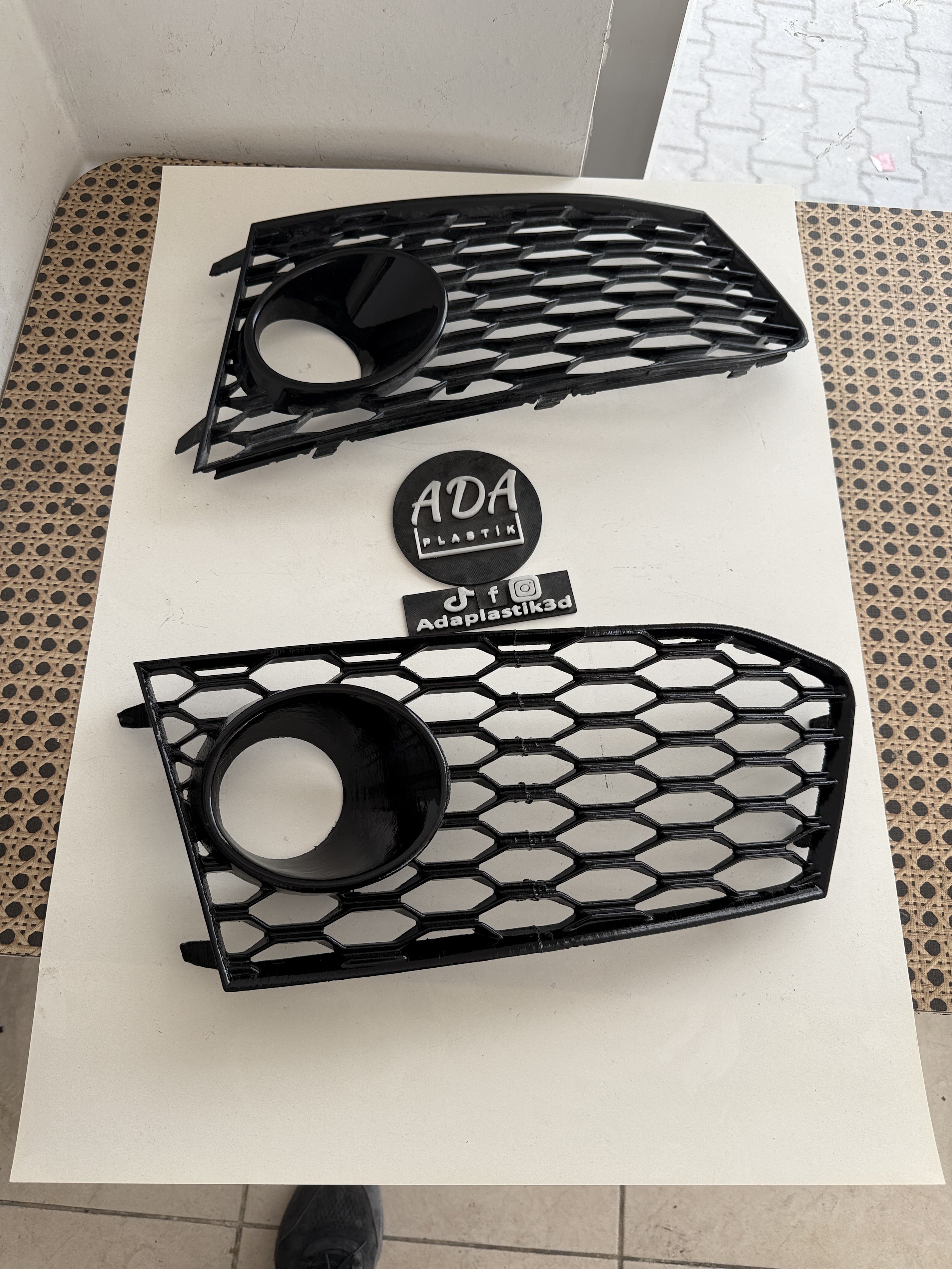 Audi A7 RS7 Uyumlu Fog Light Sis Farı Çerçevesi