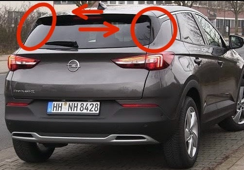 Opel Grandland Uyumlu Trunk Side Bagaj Yan Kapağı