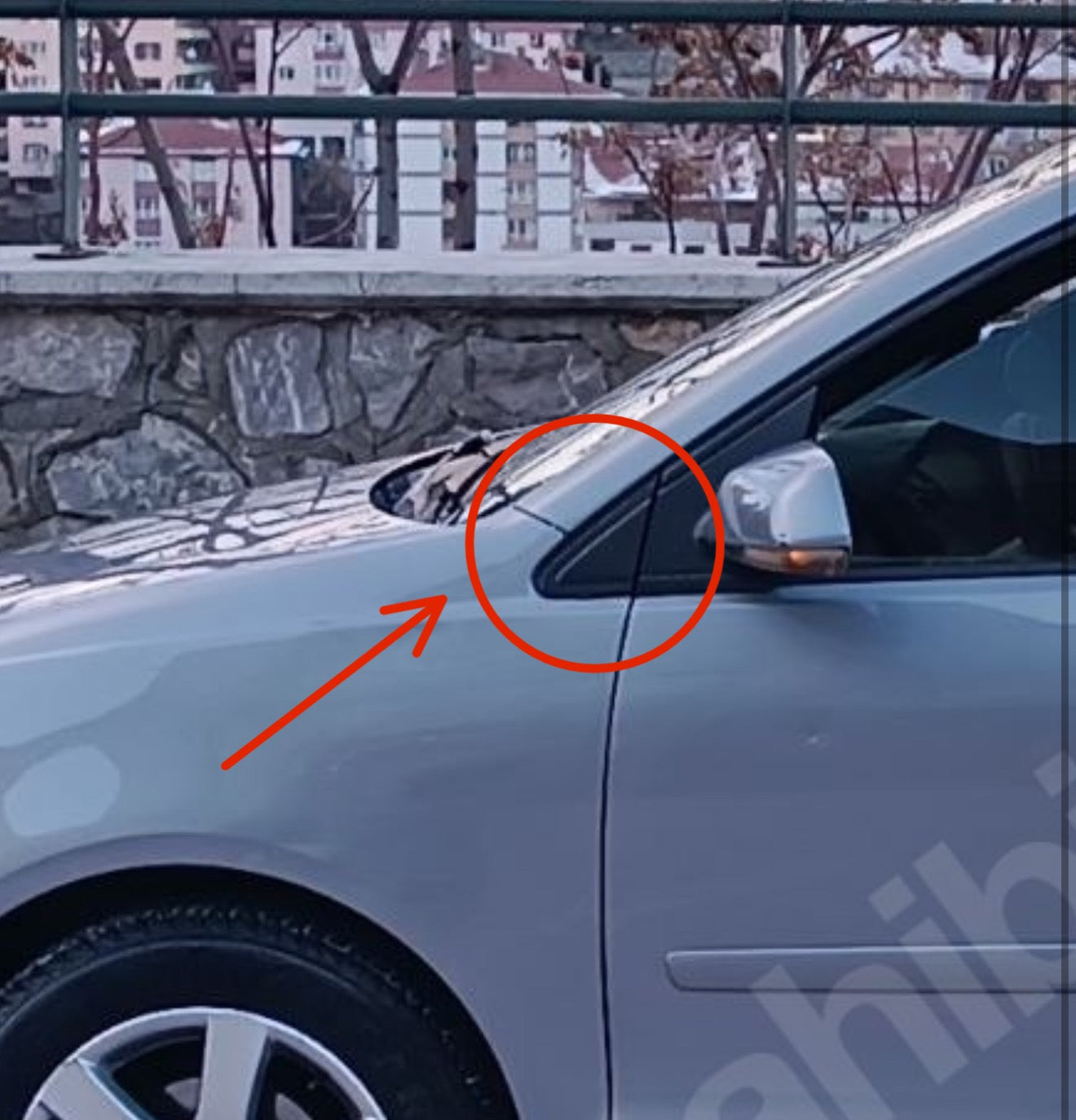 Volkswagen Polo Uyumlu Ayna Üçgeni
