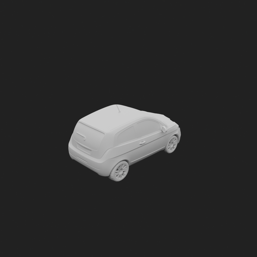 Lancia Ypsilon Uyumlu 3D Baskılı Kaput Parçası