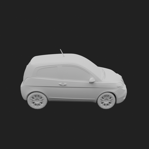 Lancia Ypsilon Uyumlu 3D Baskılı Kaput Parçası