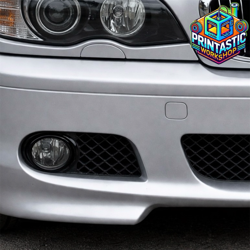 BMW E46 M3 Uyumlu Ön Tampon Için 3D Baskılı Far Mesh Kapakları