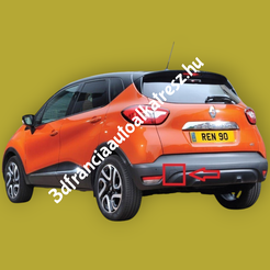 Renault Captur Uyumlu Arka Bumper Çekme Gözü Kapağı