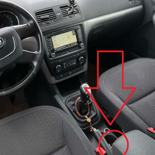 Skoda Yeti Octavia Uyumlu Merkezi Konsol Bardak Tutucu Iç Parçası