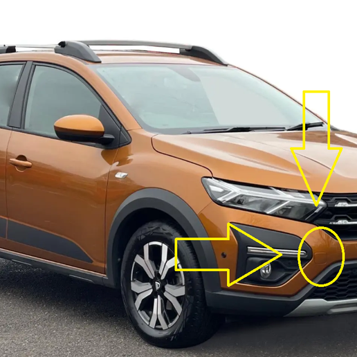 Dacia Sandero MK3 Uyumlu Ön Çamurluk Çekme Kancası Kapağı