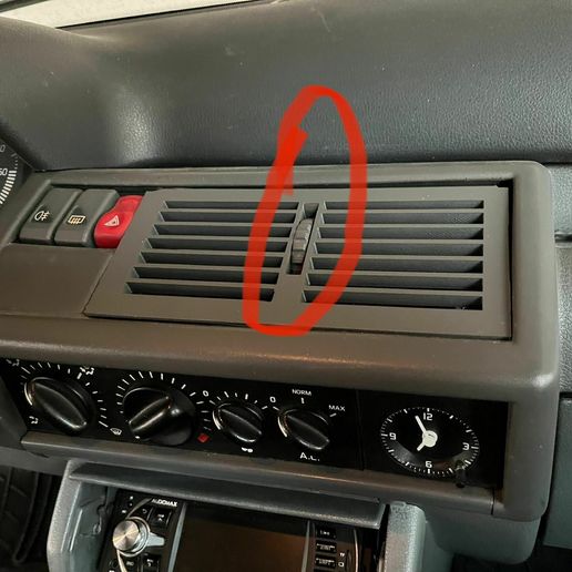 Renault Clio MK 1 Uyumlu Isıtma Orta Düğmesi