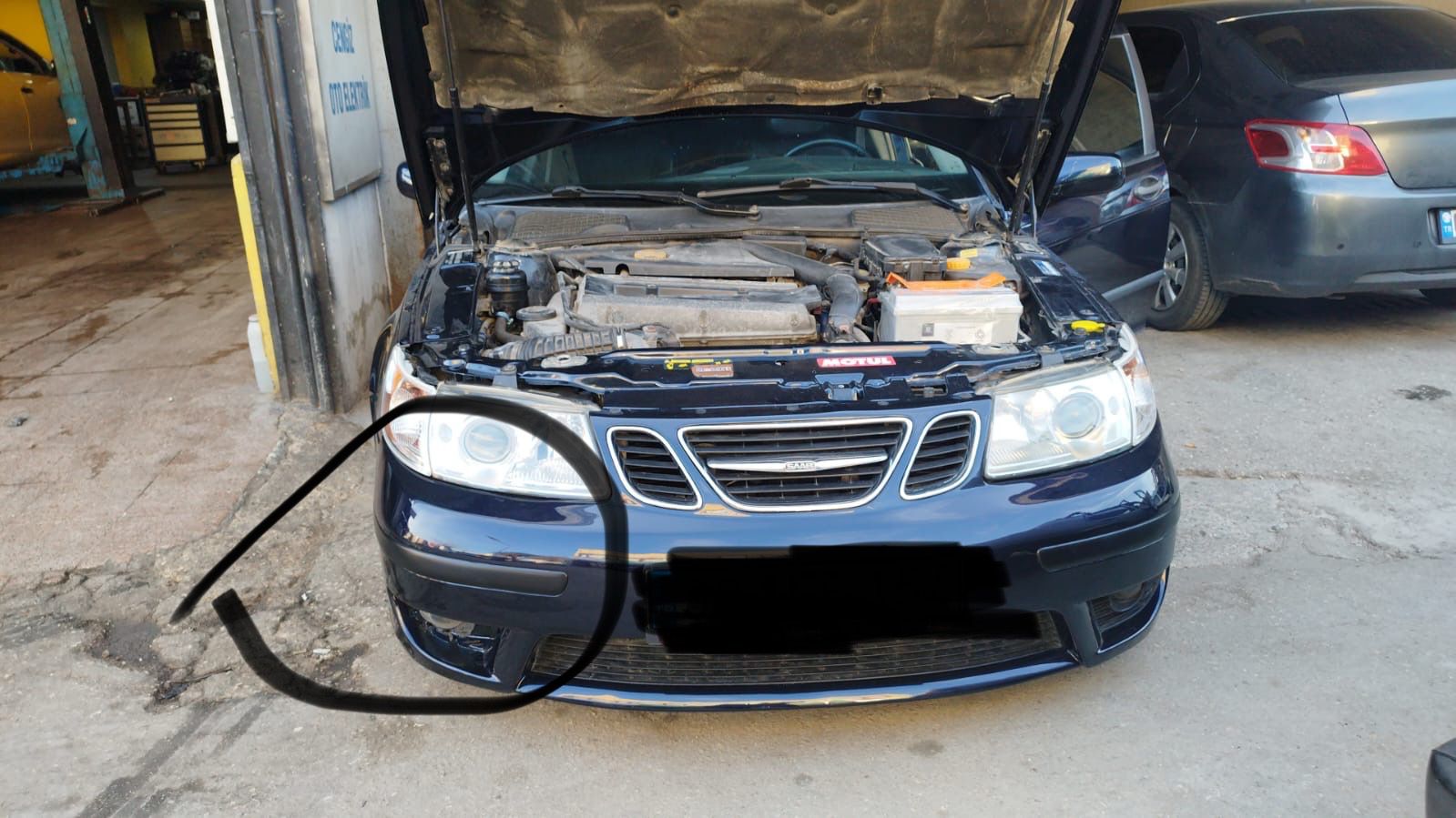 Saab 9-5 Aero Uyumlu Sis Farı Çerçevesi
