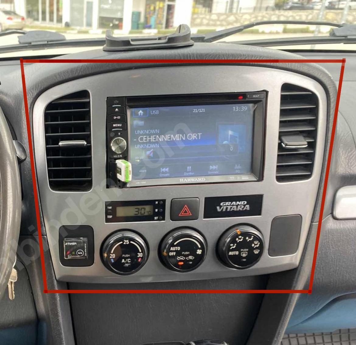 Suzuki Grand Vitara Klima Panel Uyumlu Çerçevesi