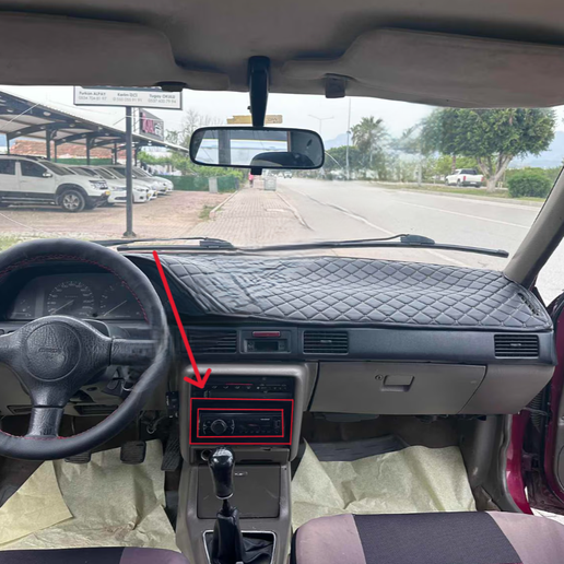 Mazda 323 Uyumlu Radyo Çerçevesi Kapağı