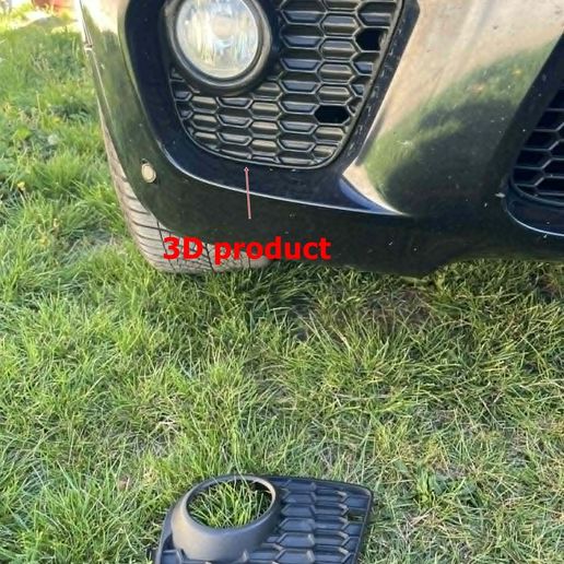 BMW X5 Uyumlu Arka Işıklı Honeycomb Gril