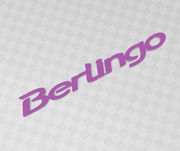 Citroen Berlingo Uyumlu Trunk Logo Berlingo Write Bagaj Logosu