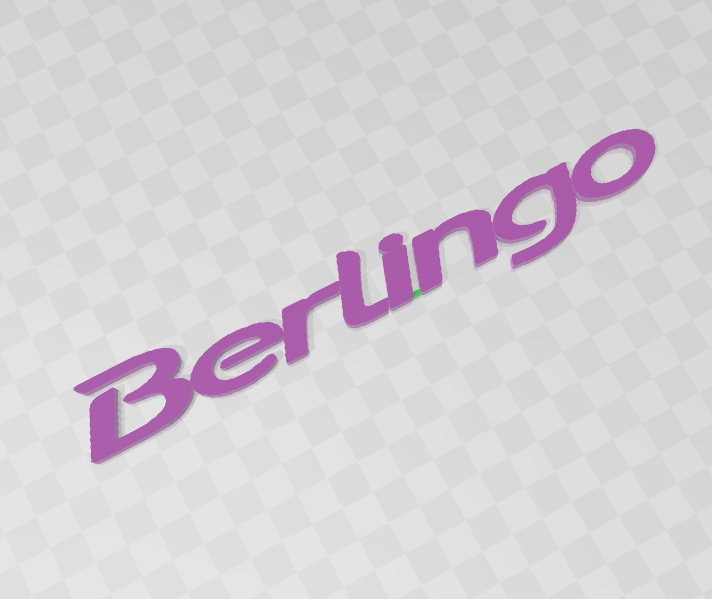 Citroen Berlingo Uyumlu Trunk Logo Berlingo Write Bagaj Logosu