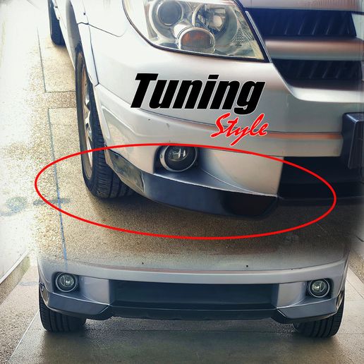 Mitsubishi Outlander Uyumlu Ön Spoiler Parçası