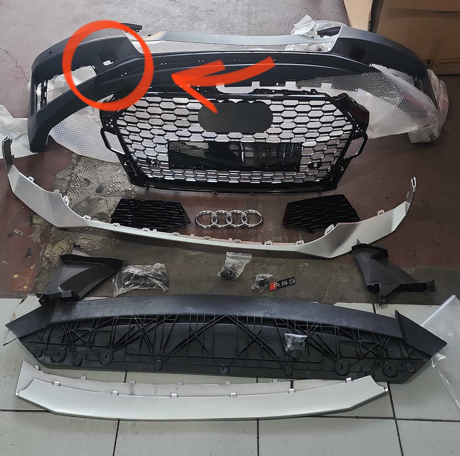Audi A5 RS Uyumlu Tampon Köşe Kapağı