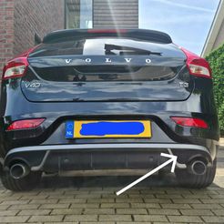 Volvo V40 Uyumlu Bumper Parçası