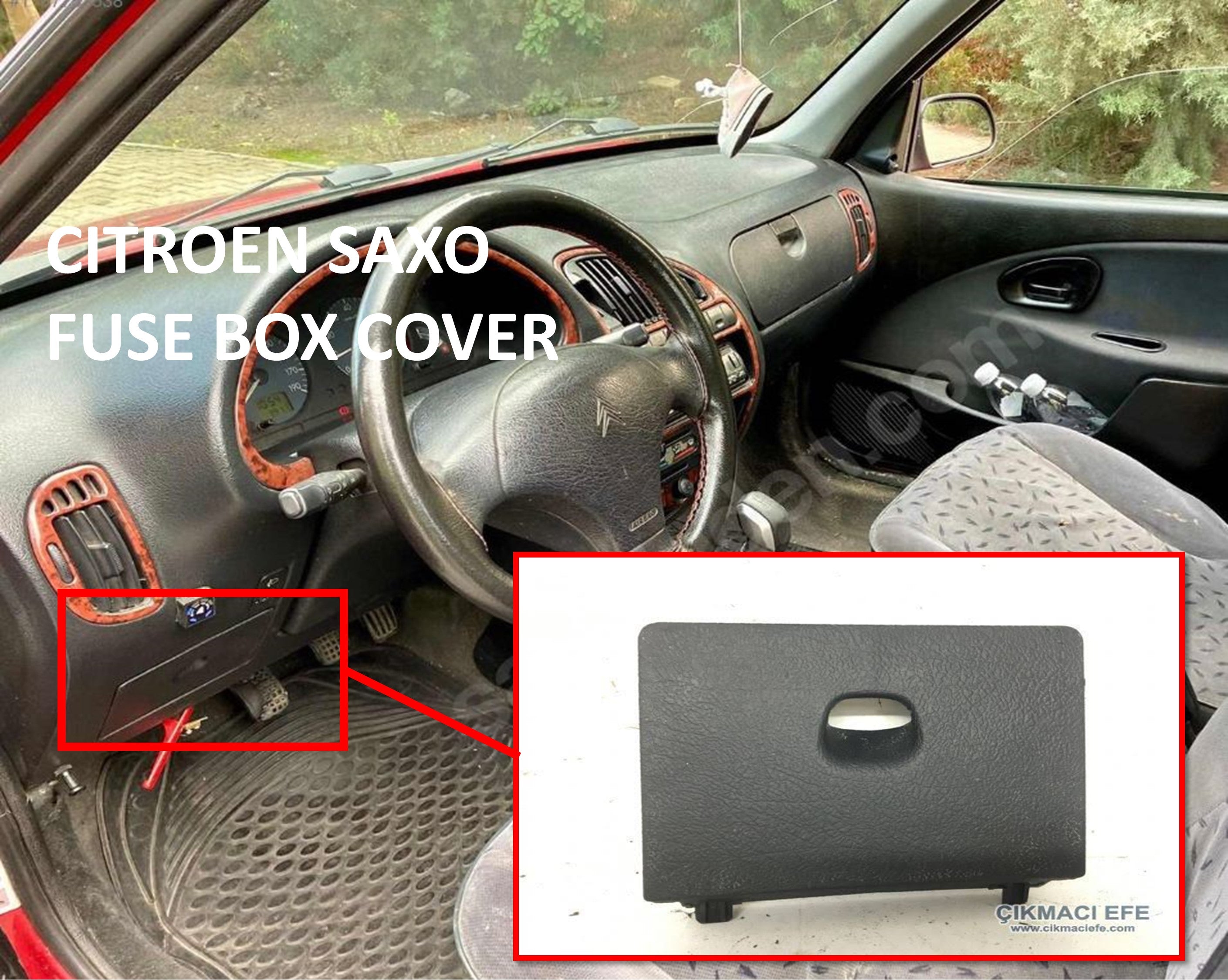 Citroen Saxo Uyumlu Sigorta Kutusu Kapağı
