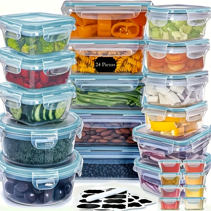 48pcs luxury food storage container set of high quality