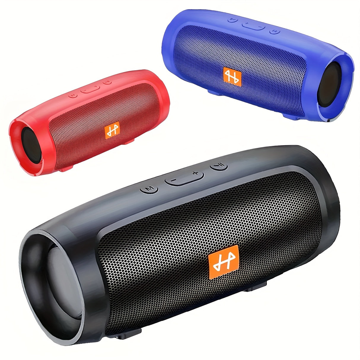 Portable Wireless Speaker, Stunning Sound - Multiple Colors Available, Rechargeable Lithium Battery, USB Charging, Stereo Enhancement, Suitable for Smartphones/Tablets, Outdoor Entertainment | Clea...