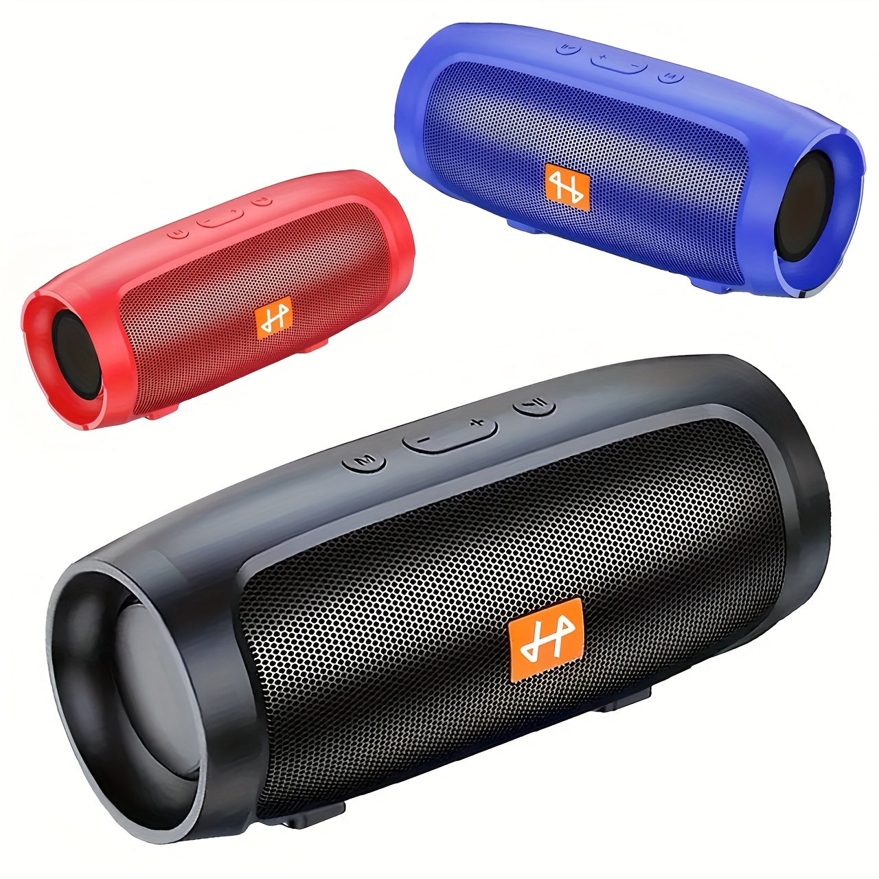 Portable Wireless Speaker, Stunning Sound - Multiple Colors Available, Rechargeable Lithium Battery, USB Charging, Stereo Enhancement, Suitable for Smartphones/Tablets, Outdoor Entertainment | Clea...