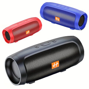 Portable Wireless Speaker, Stunning Sound - Multiple Colors Available, Rechargeable Lithium Battery, USB Charging, Stereo Enhancement, Suitable for Smartphones/Tablets, Outdoor Entertainment | Clea...