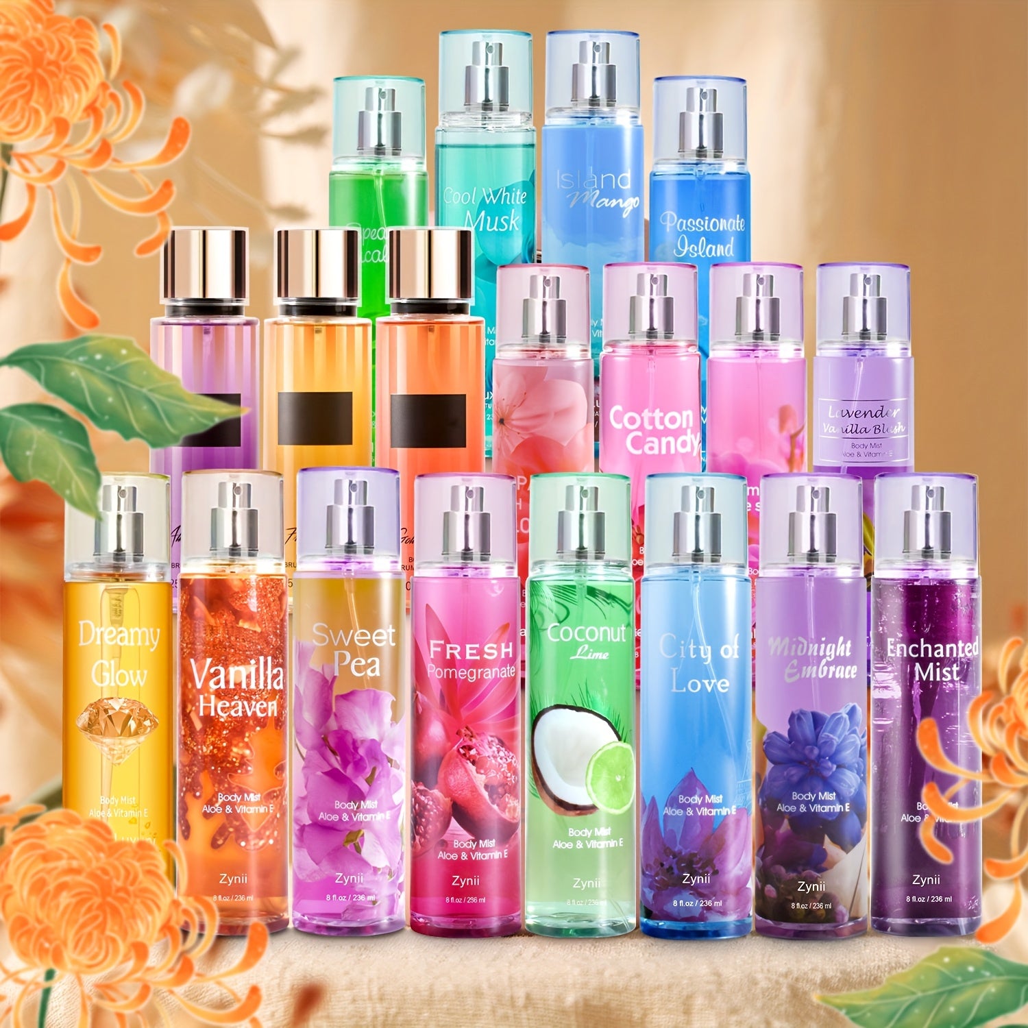 16 Flavors Women'S Hair And Body Fragrance Mist - 3/8 Oz, Women'S Perfume, Lasting 6-8 Hours, Must-have For, Suitable For Daily Use Or Dating, A Surprise Gift Designed For, A Gift To Receive Every ...