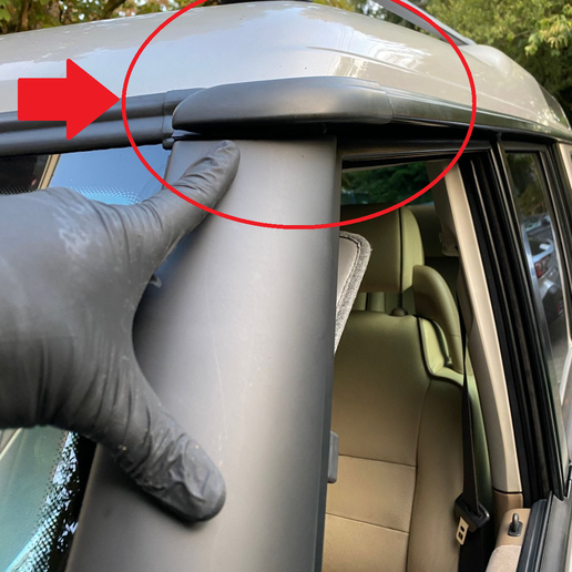 Land Rover Discovery 2 Uyumlu Yağmur Oluk Sonlandırıcı