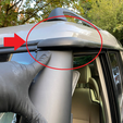 Land Rover Discovery 2 Uyumlu Yağmur Oluk Sonlandırıcı