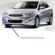 Hyundai Accent Uyumlu Ön Tampon Çekme Kapağı