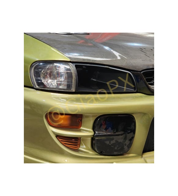 Subaru Impreza GC8 V5 V6 büyük açıklıklı ön far hava girişi