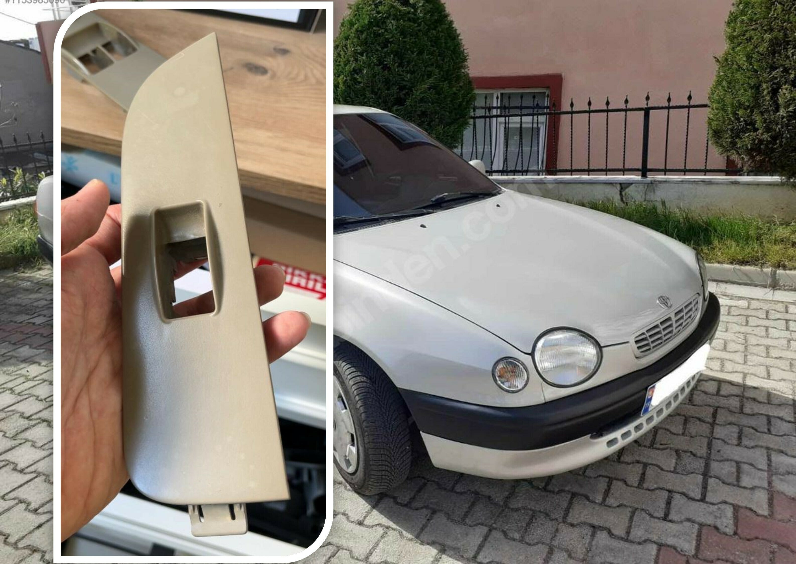 Toyota Corolla Uyumlu Cam Açma Düğme Çerçevesi