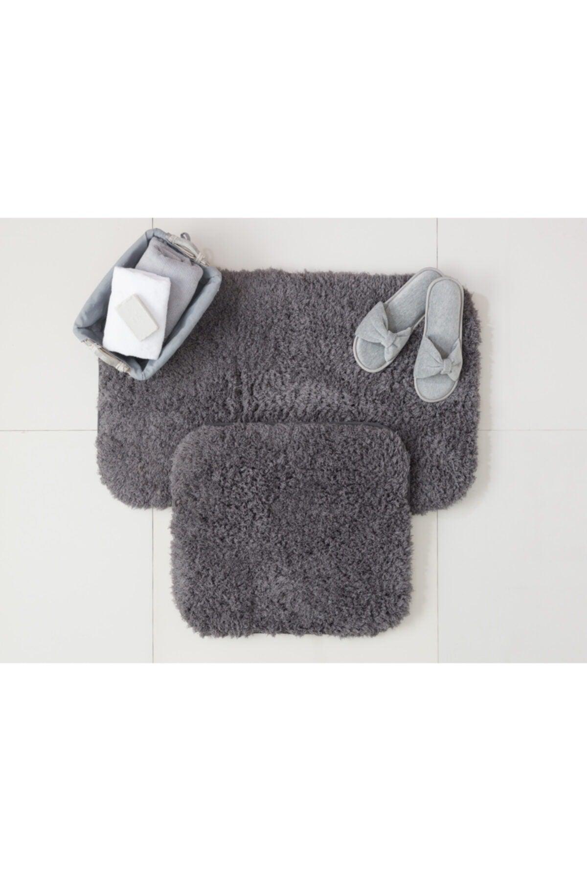 Sheep 2 Pcs Bath Mat - Anthracite - Swordslife