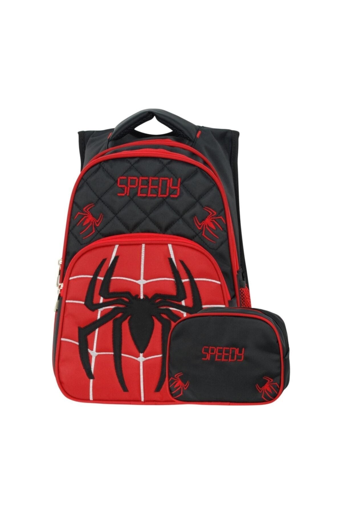 Spider Orthopedic Primary School Bag With Lunch Box