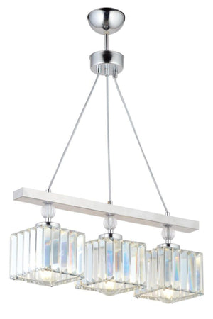 Redbud 3-Piece Chrome K-01 Chandelier