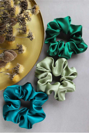 Women's 3 Piece Satin Hair Buckle Set - Swordslife