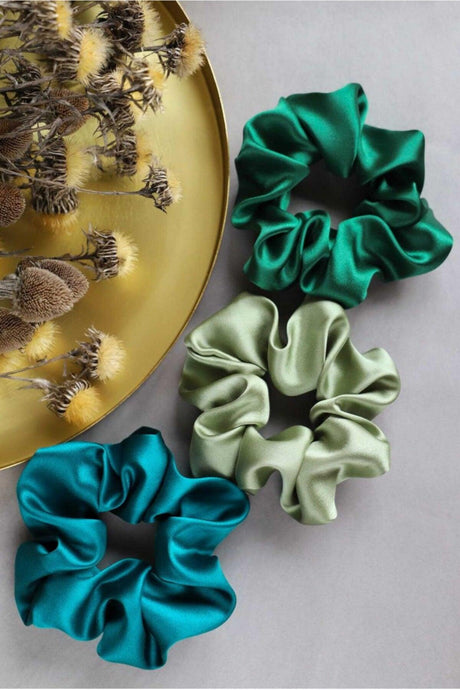 Women's 3 Piece Satin Hair Buckle Set - Swordslife
