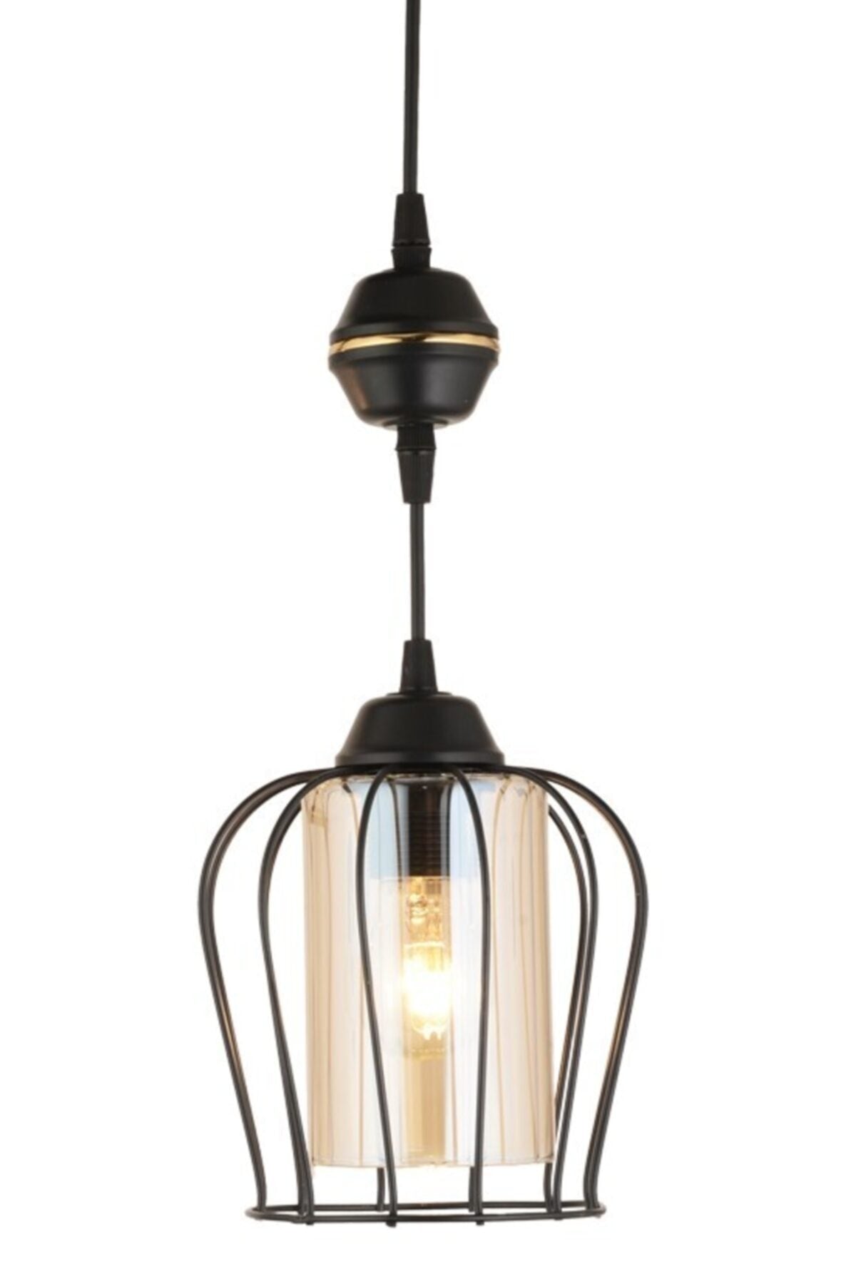 Nora Single Pendant Lamp Black Modern Luxury Chandelier