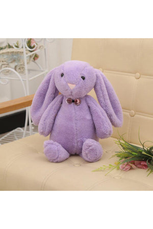 Sleeping Friend Long Ear Bunny Plush Rabbit With Bow Tie 65 Cm